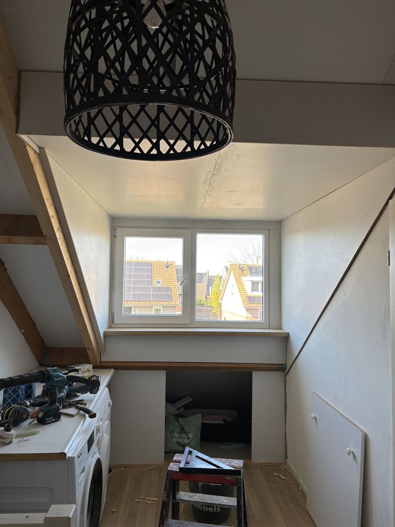 Dakkapel binnenafwerking in MDF, Aalst-Waalre